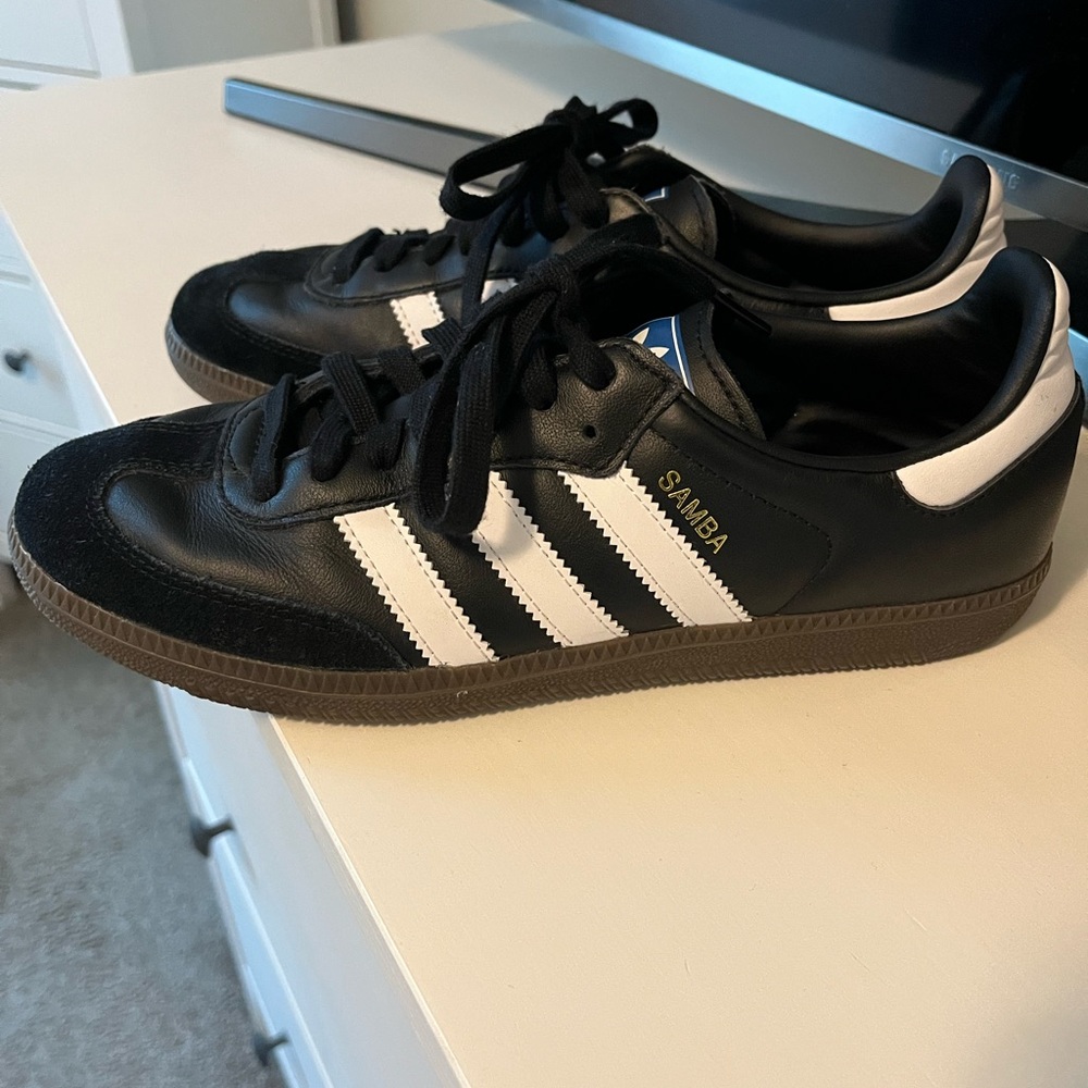 Adidas Samba Black and White Men's Shoes